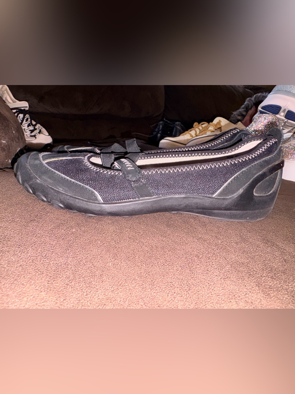 Women’s Black Slip-On Active Shoes